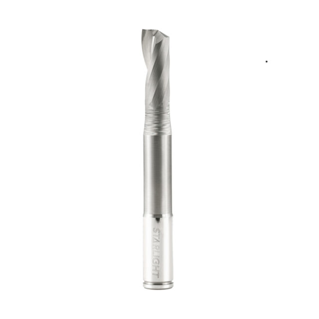 Single Flute End Mill with Carbide "Mirror Finish" - 12x35/70x100x12mm