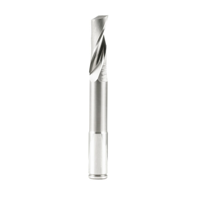 Alternative view of Single Flute End Mill with Carbide "Mirror Finish" - 12x35/70x100x12mm