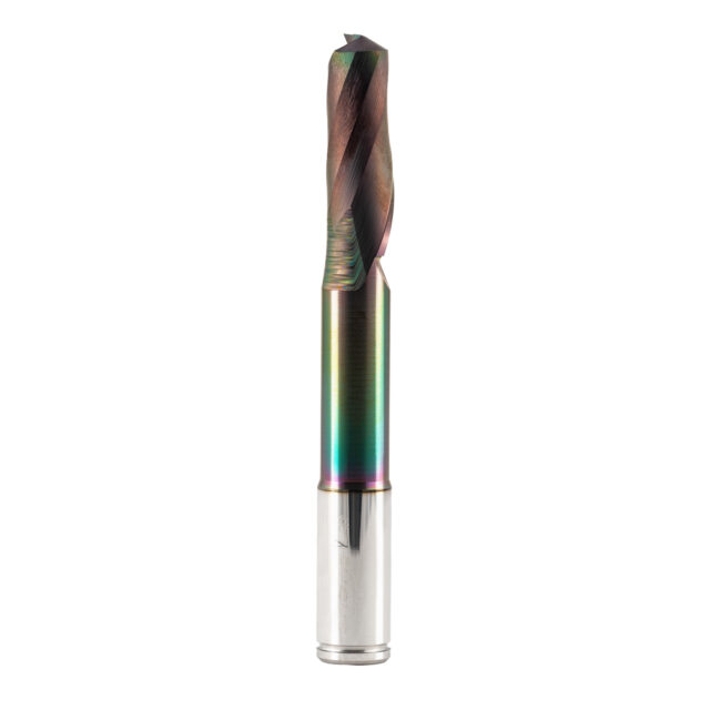 Single Flute End Mill with Carbide "Mirror Finish" - 12x35/70x100x12mm DLC Coating