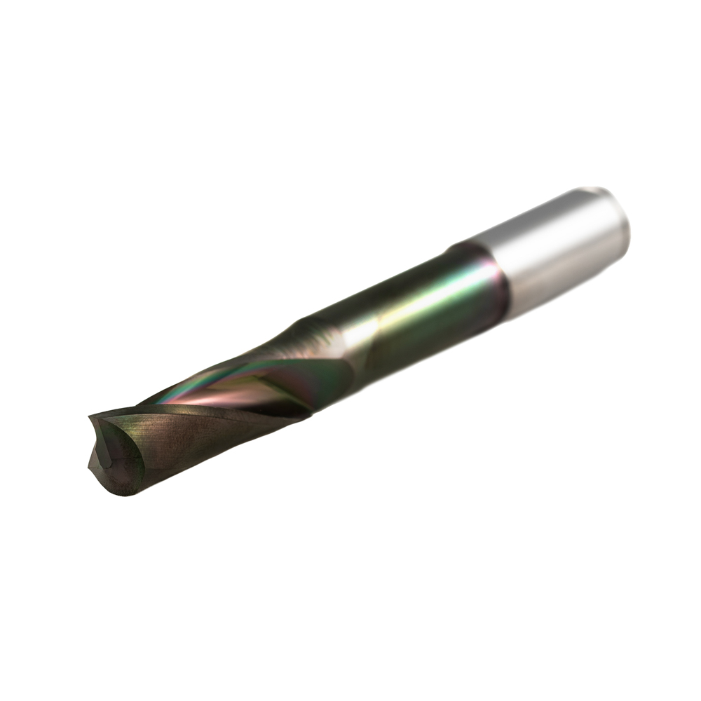 Mèche une flûte au carbure "fini miroir" - 12x35/70x100x12mm revêtement DLC – Image 4