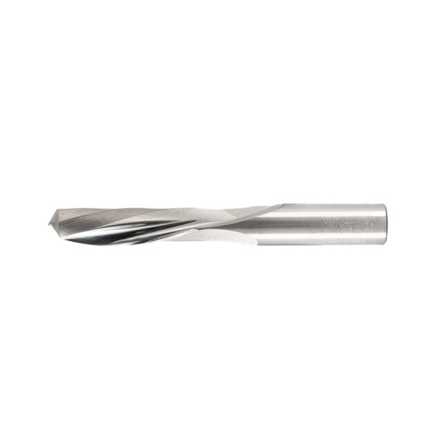 Alternative view of Single Flute End Mill with Carbide "Mirror Finish" - 10x35x80x10mm