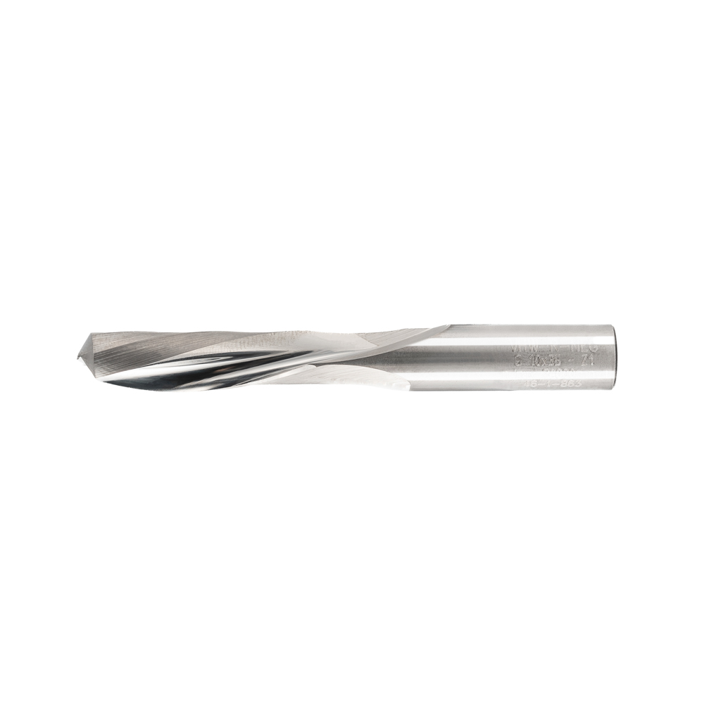 Mèche une flûte au carbure "fini miroir" - 10x35x80x10mm – Image 2