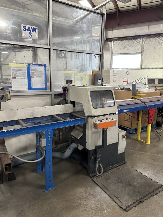 Used Elumatec MGS 142/11 + TigerStop | 2012 High-Precision CNC Saw with Automation