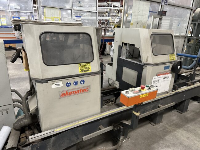 Used Elumatec DG 142 / 02 | High-Precision Double Mitre Saw for Aluminum & PVC