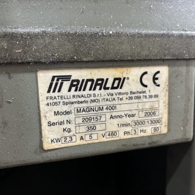 Usagé - Rinaldi - Copy Router Manuel – 2006 – Image 5