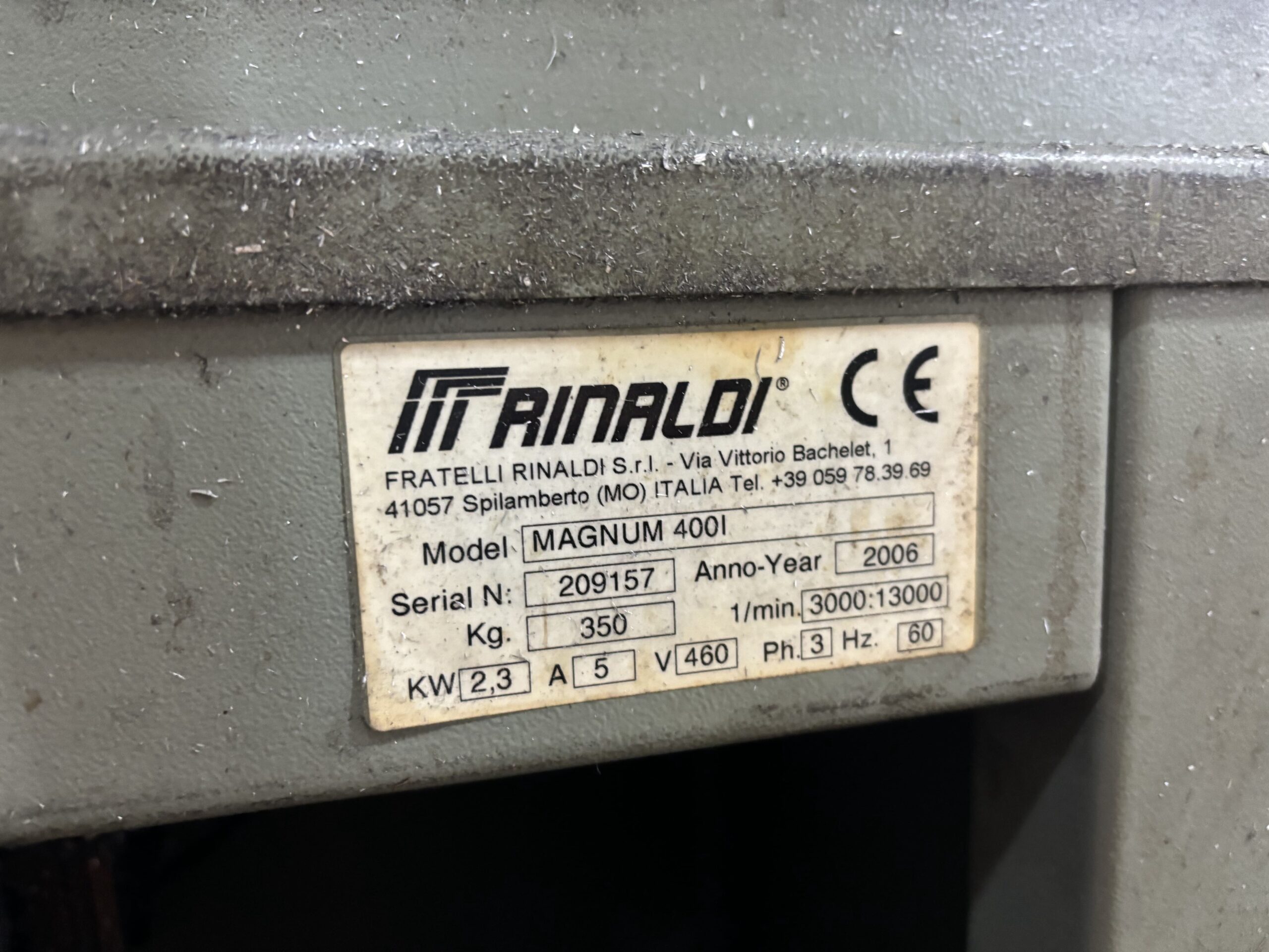 Usagé - Rinaldi - Copy Router Manuel – 2006 – Image 5