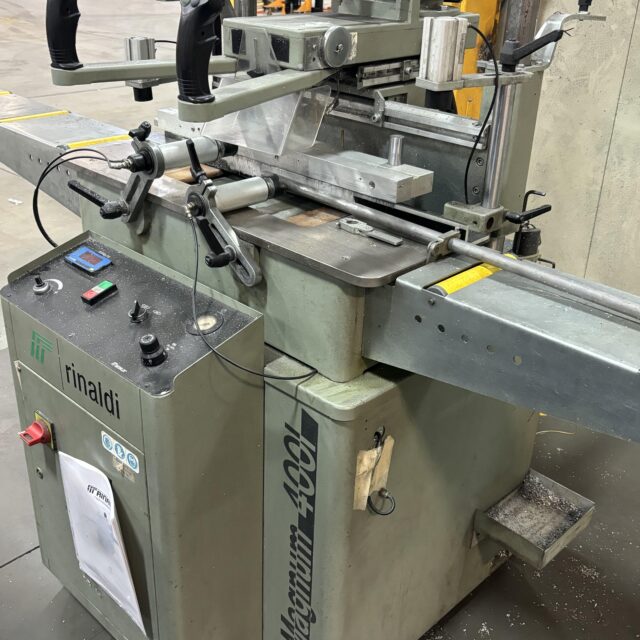Used Rinaldi Manual Copy Router for Aluminum & PVC