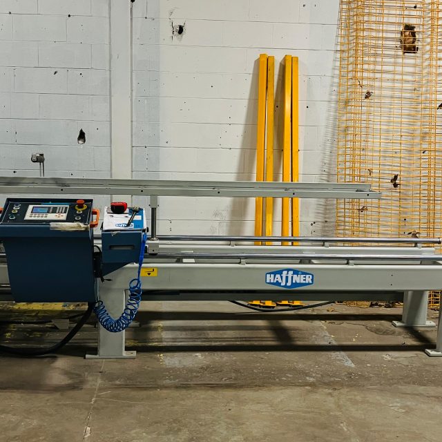 Used Haffner TT 4-05 Double Mitre Saw – High-Precision Cutting for PVC & Aluminum (2019)