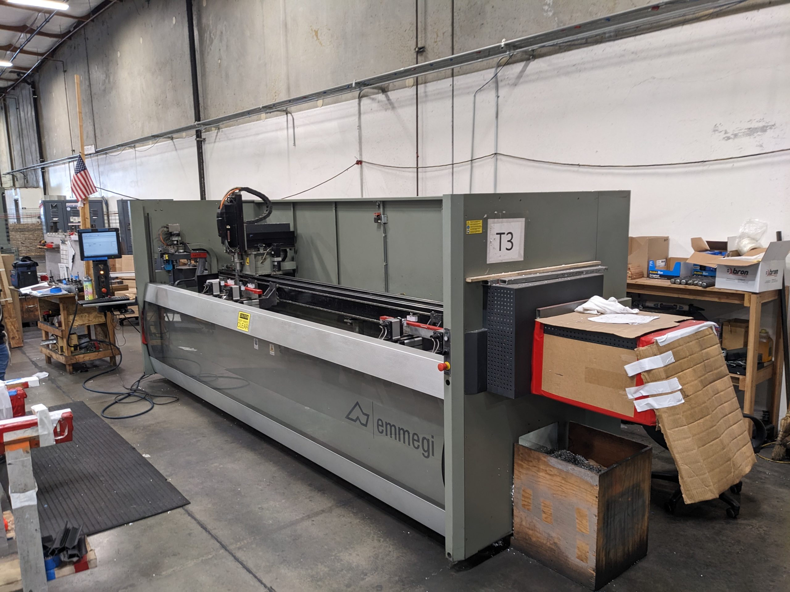 Emmegi PHANTOMATIC T3A 2009 – High Precision Machining for Aluminum, PVC & Iron Profiles