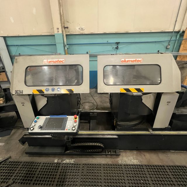 Elumatec DG 244 - Double Mitre Saw High-Performance Sawing Machine for Precision Cutting | Industrial Solutions
