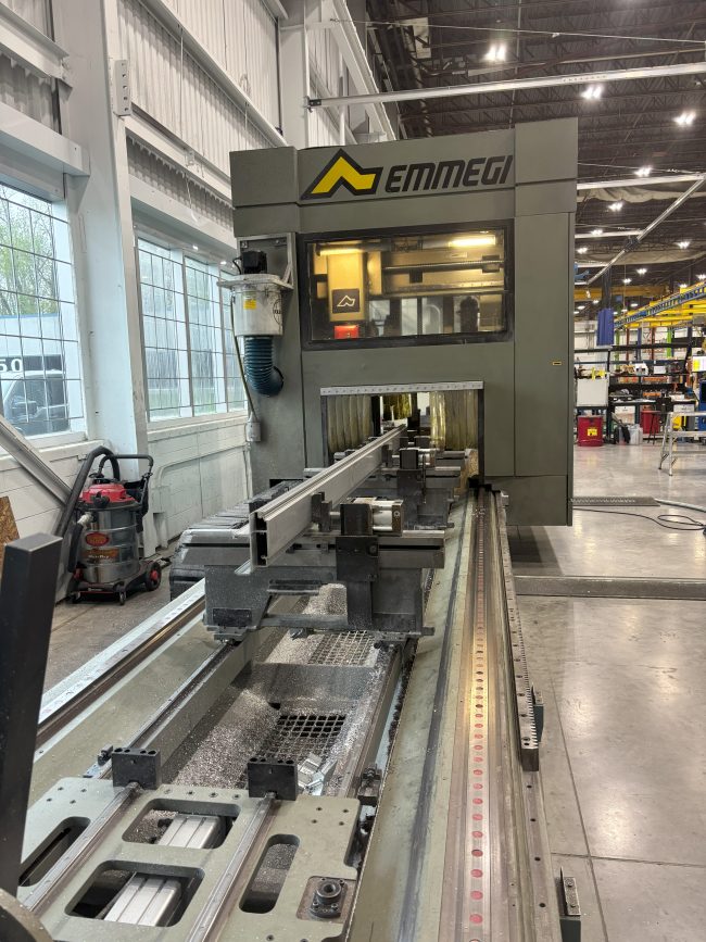 Emmegi Planet 10 Meter 5-Axis CNC Machining Center – Precision Aluminum Extrusion Cutting