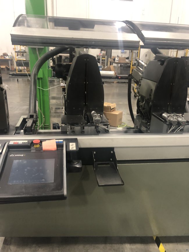 Emmegi Precision TS2 TU/4 Double Head CNC Saw – High-Speed, High-Precision Cutting