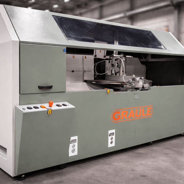 Scie d’entaillage Graule AS-P 650 usagée pour profils en aluminium