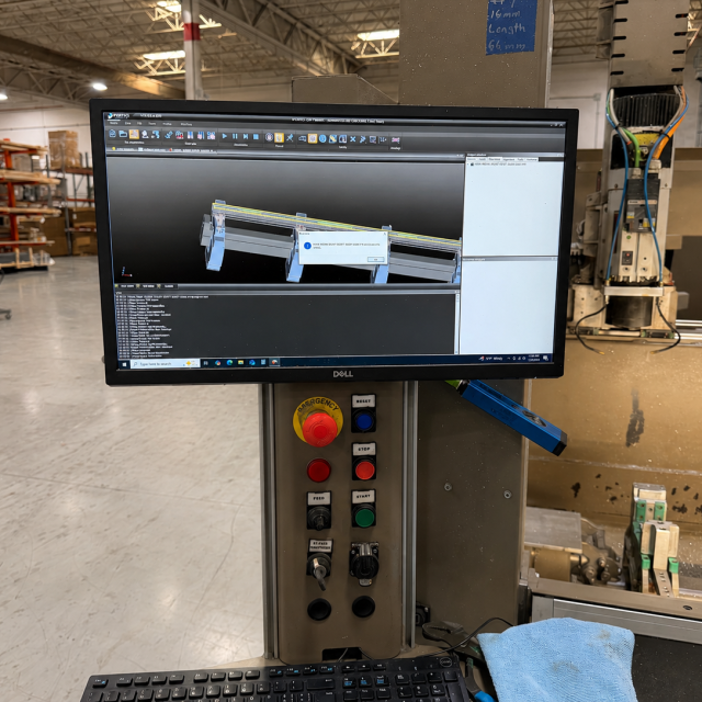 Centre d’usinage CNC 4 axes Pertici MC400 2017 usagé pour aluminium – Image 5